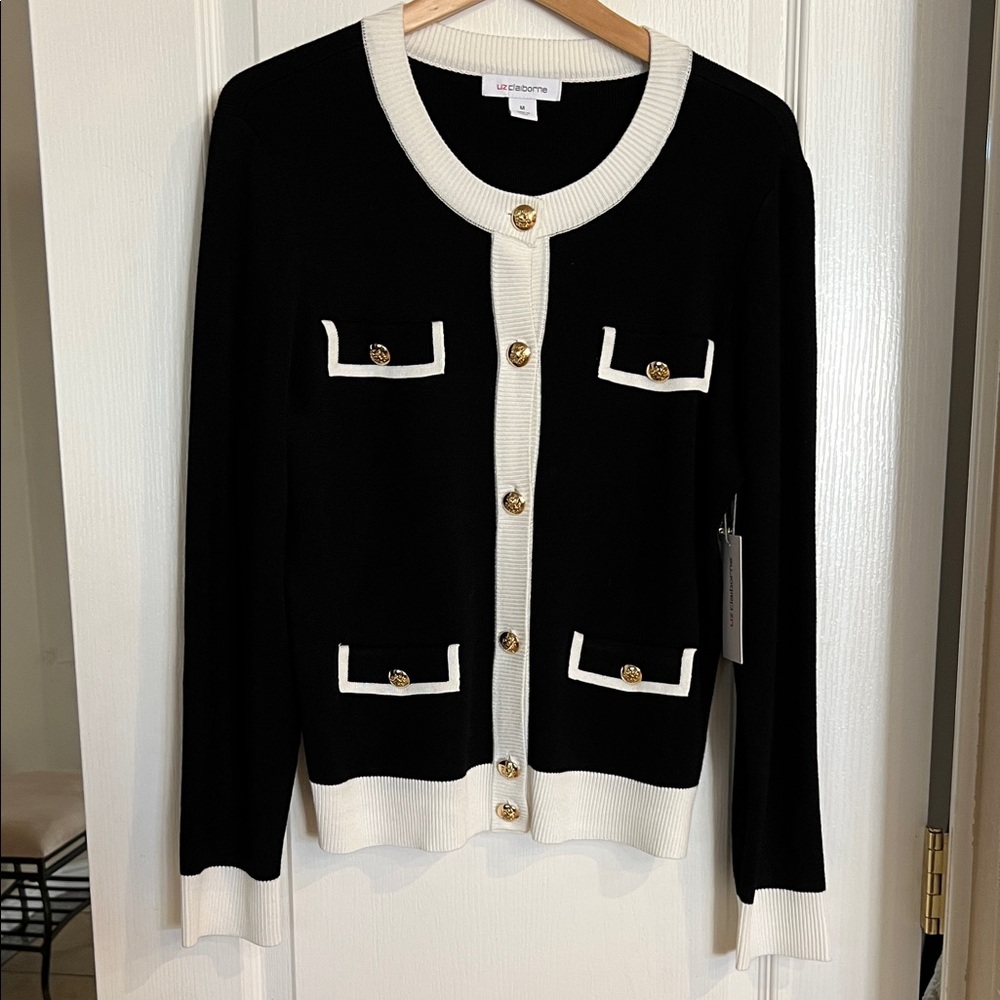 Liz Claiborne cardigan Chanel model like NWT